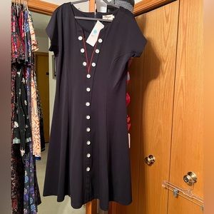 Tatyana Loose Cannon sailor dress NWT size 3XL / XXXL navy flare new